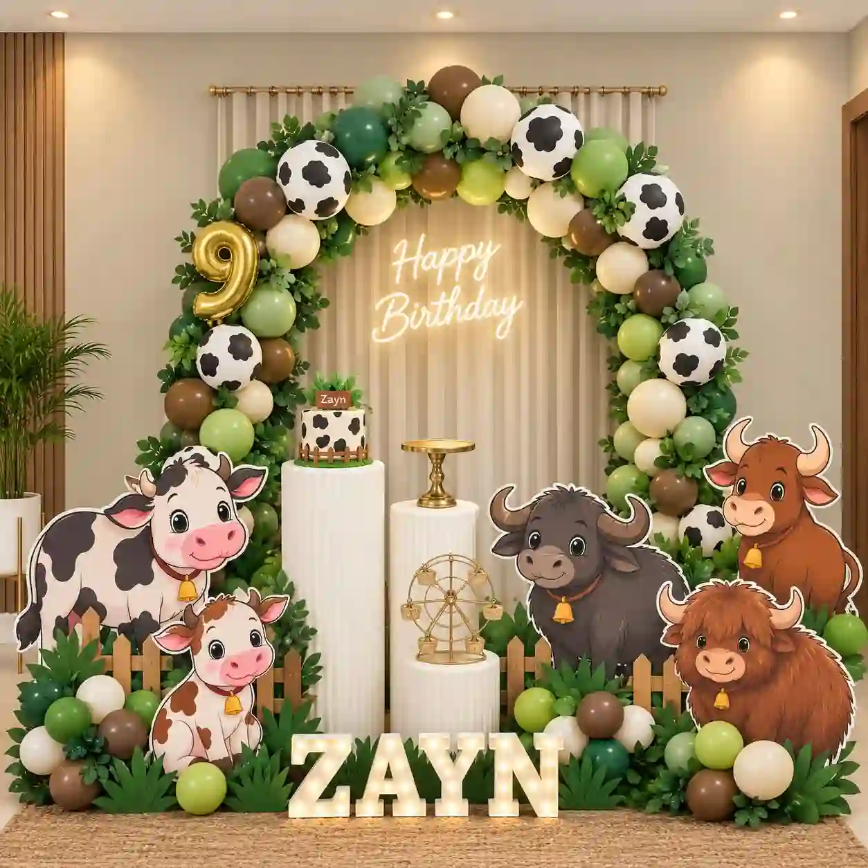 The Barnyard Bash Cow Theme
